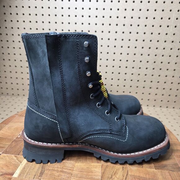 Harley-Davidson Motorcycle Men's Bentler Riding Boots Blk 7.5-Inch Sz 8.5 D96268 - Picture 9 of 13